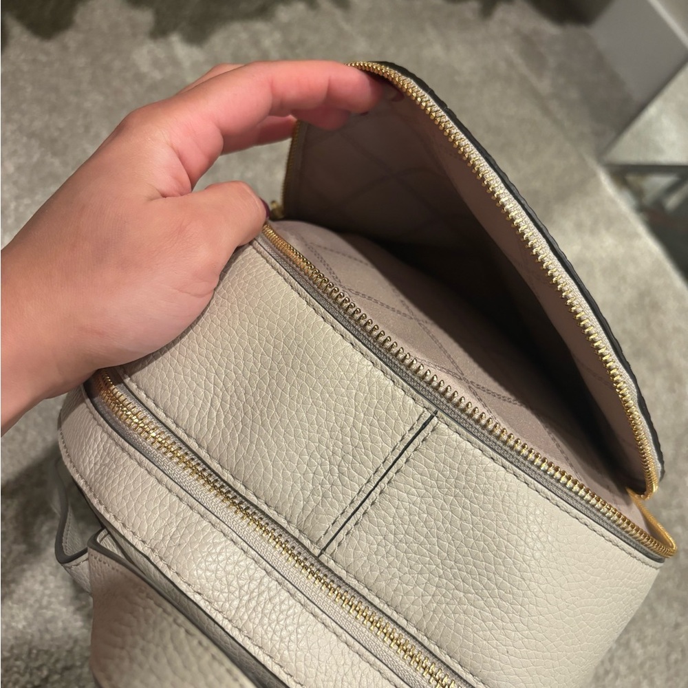 Michael Kors Rhea Medium Embossed Backpack - Picture 3 of 5